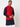 Indivisual Men's Twill Weave Crimson Red Nehru Jacket