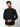Indivisual Men's Band Collar Solid Carbon Black Shirt