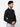 Indivisual Men's Spread Collar Solid Carbon Black Shirt